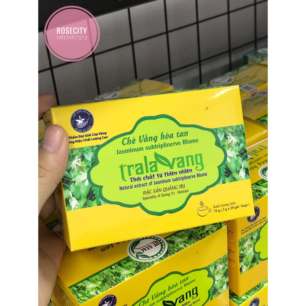 Chè Vằng Hòa Tan - Trà Lá Vằng - Tralavang Đặc Sản Quảng Trị