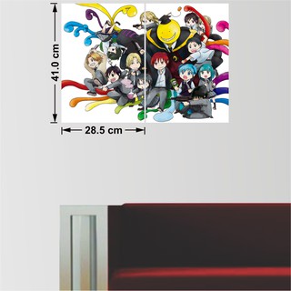 Combo 2 Tấm Poster Anime Lớp Học Ám Sát - Assassination Classroom-Ansatsu Kyoshitsu By AnimeX -Áp Phích Dán Tường