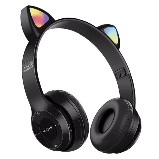 Tai nghe chụp tai Bluetooth tai mèo dễ thương XY-205