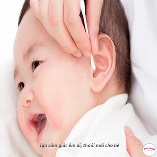 Lọ tăm bông lấy ráy tai cho trẻ em mềm mịn cao cấp - 00180