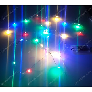 Đèn Led dây 3v chạy 2 pin tiểu dài 3m