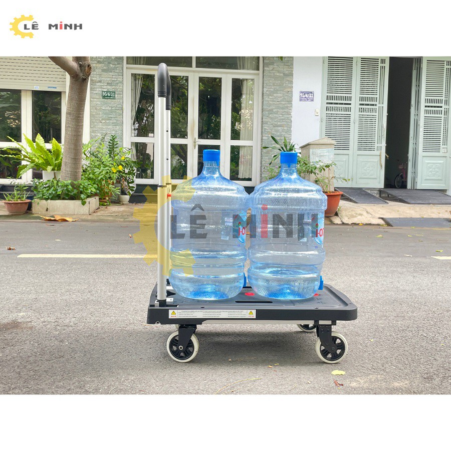 Xe Đẩy Hàng 4 Bánh Gấp Gọn MAXKIWI PT-0096B Tải Trọng 100kg