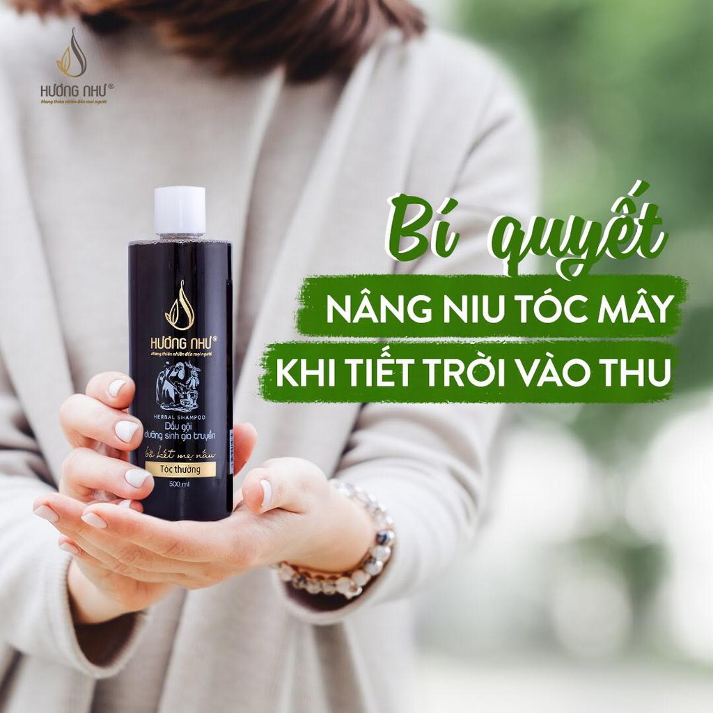 Dầu gội bồ kết thảo mộc dưỡng tóc Hương Như d.thường[ĐC CHỌN LOẠI TÓC] 500ml - [GIẢM NHỜN, GIẢM RỤNG, GIẢM GÀU, MỌC TÓC] | BigBuy360 - bigbuy360.vn