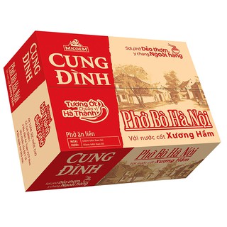 Thùng 30 Gói Phở BÒ/Gà Cung Đình