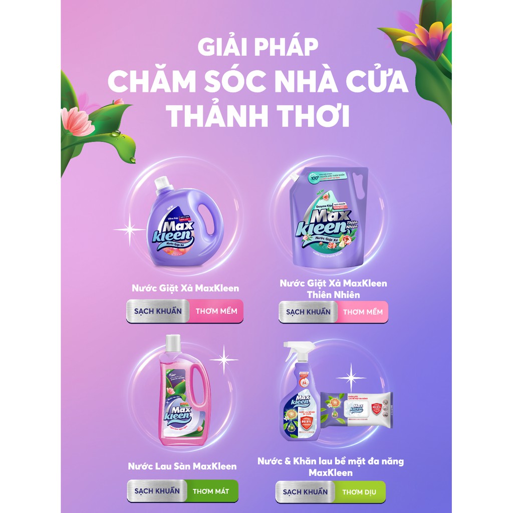 Combo 3M MaxKleen (Cọ Rửa + Khăn Lau + Găng Tay Cao Su )