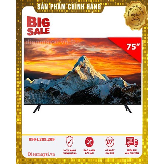 Smart Tivi Samsung 4K 75 inch UA75TU8100KXXV (Miễn phí giao tại HCM-ngoài tỉnh liên hệ shop)