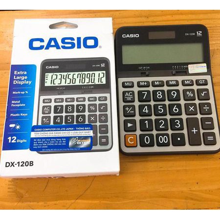 Máy tính Casio DX-120B Chính hãng máy lớn màn hình to