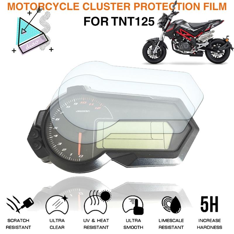 Set 2 Miếng Dán TPU Bảo Vệ Mặt Đồng Hồ Đo Tốc Độ Xe Mô Tô BENELLI TNT135 TNT125(BJ125-3E)