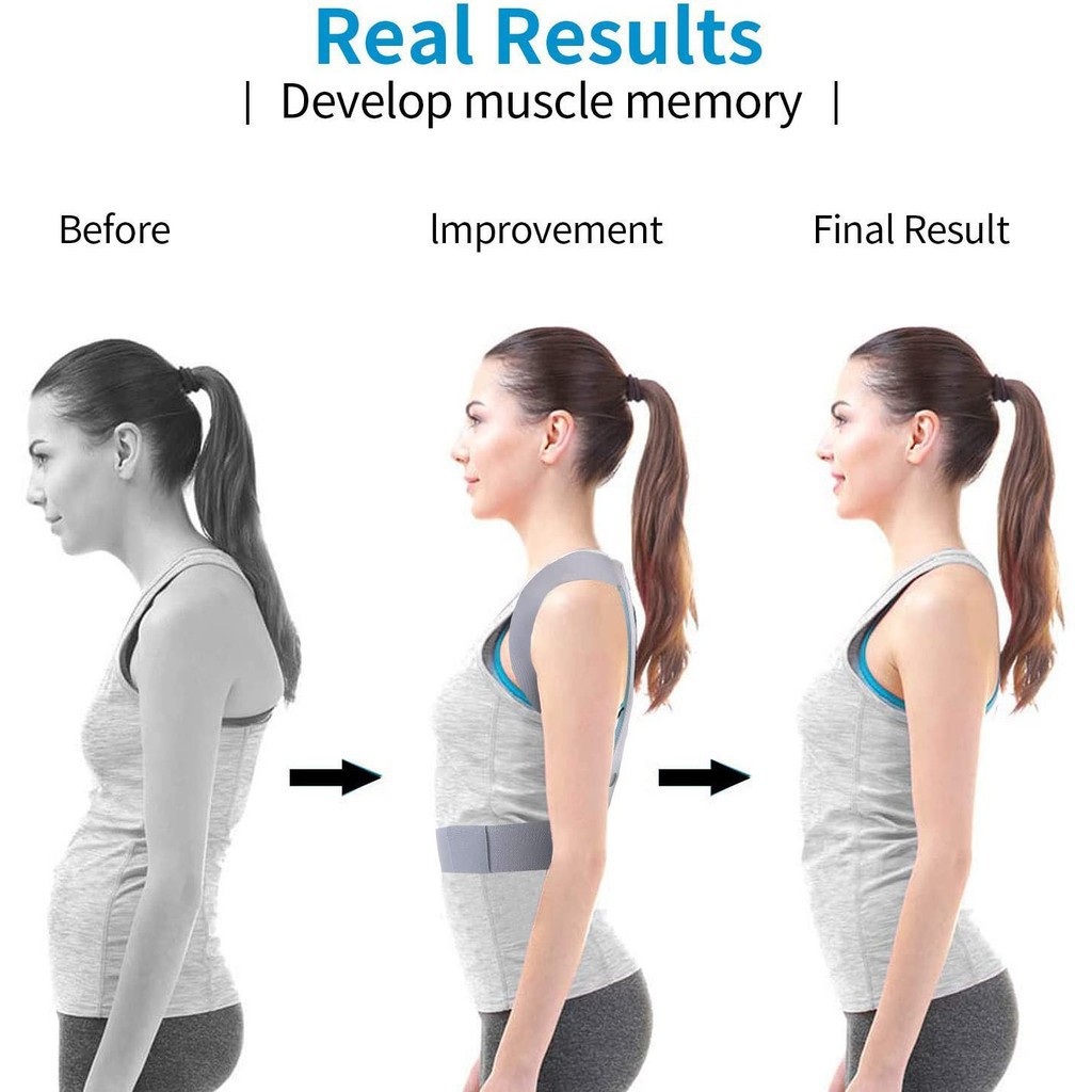 Đai Chống Gù Có Nẹp cải thiện cột sống Chính Hãng，Chữa gù lưng hiệu quả，Xoa bóp lưng