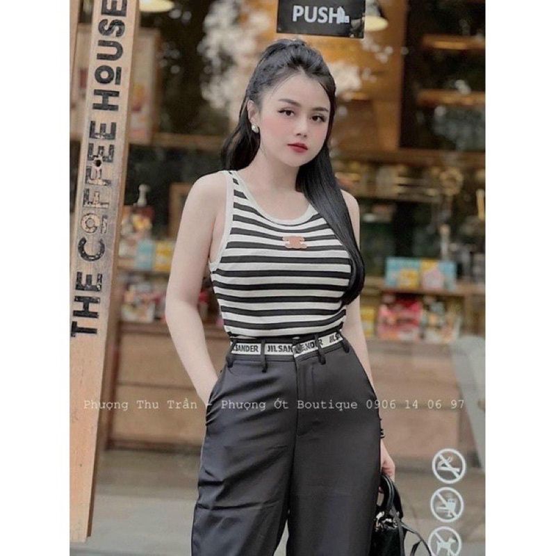 ÁO BA.LỖ SỌC VẰN COROPTOP XINH XINH b6