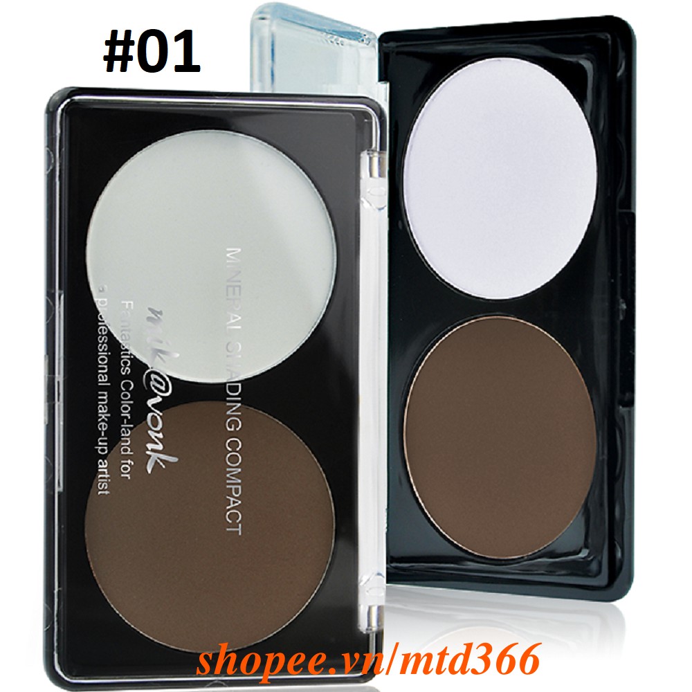 Phấn Trang Điểm Tạo Khối Mira Mikvonk Mineral Shading Compact. | BigBuy360 - bigbuy360.vn