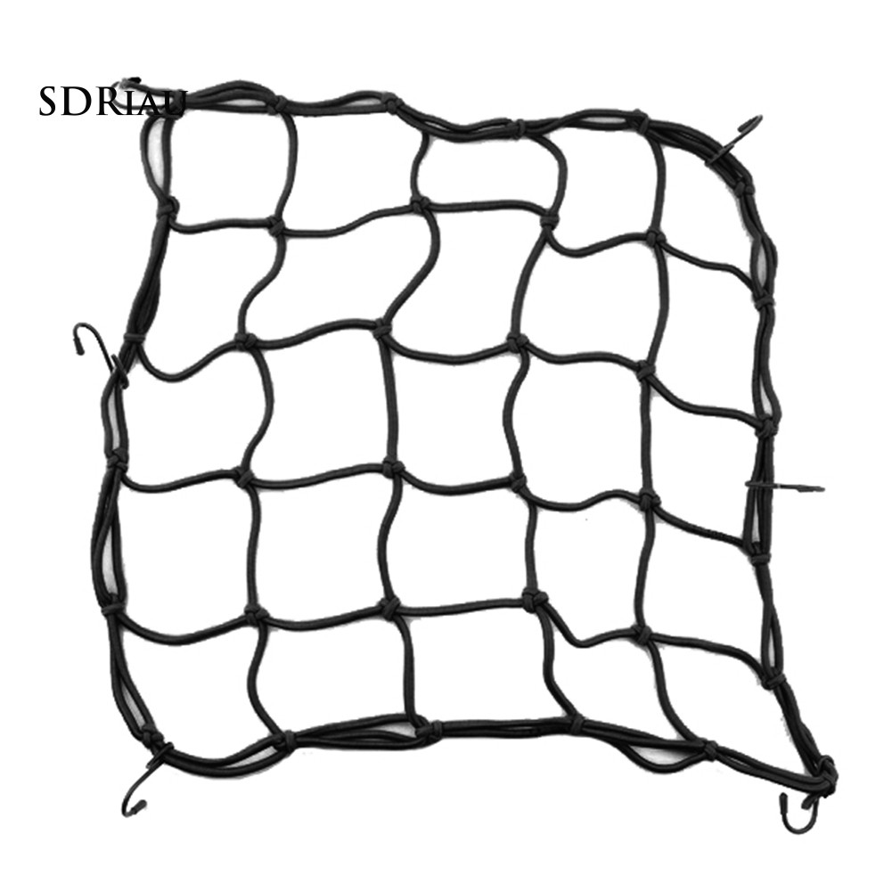 Lưới 40x40cm cột giữ mũ bảo hiểm hành lý cho xe mô tô