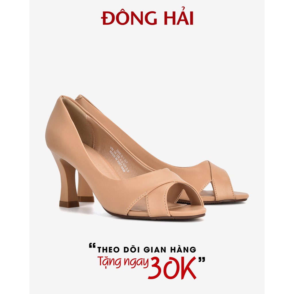"TẶNG NGAY 30K khi theo dõi gian hàng "Giày cao gót nữ mũi hở Đông Hải - G81G7