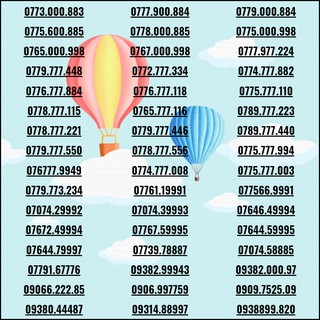 [Đồng giá] Sim đẹp Mobi