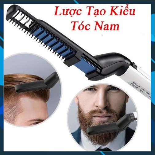 Lược điện chải tóc tạo kiểu cho nam M-STYLER  lượt kiểu dáng mini nhỏ gọn chải phồng, duỗi thẳng