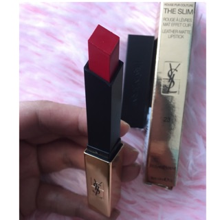 Son YSL Rouge Pur Couture The Slim Màu 23 Mystery Red (đỏ thuần)(2.2g) - France
