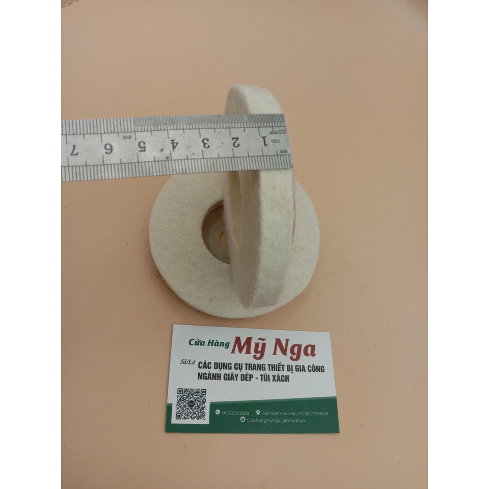 Nỉ mài đánh bóng, bánh mài nỉ dùng vải không dệt đánh bóng kim loại