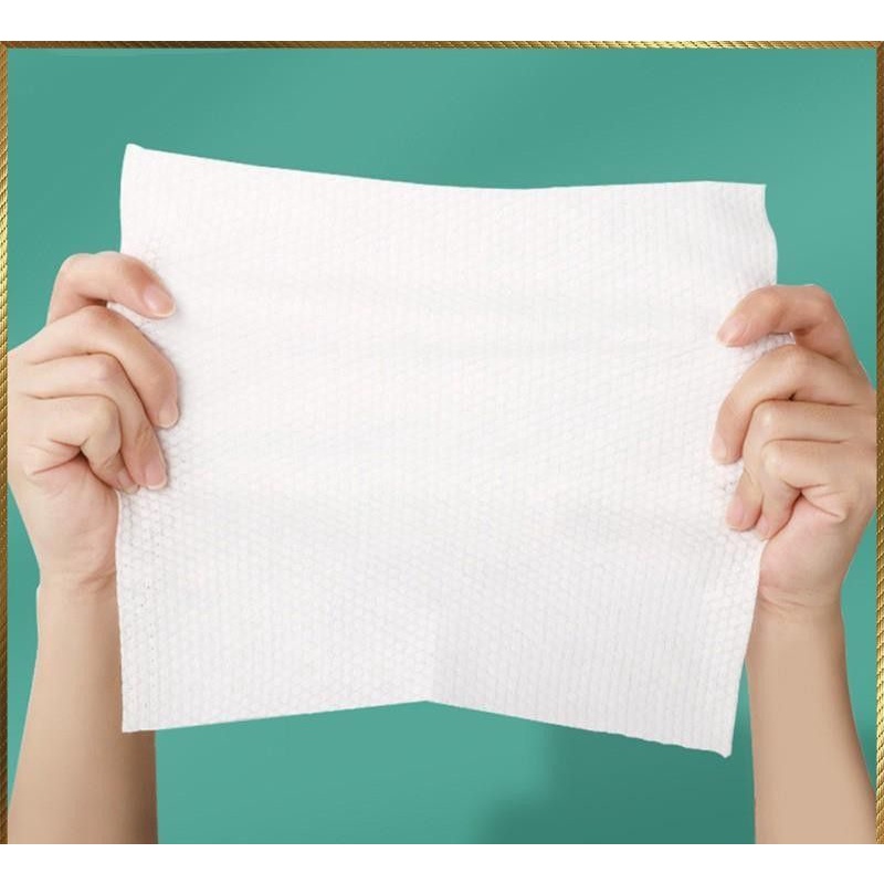 Khăn lau mặt mềm khô và ẩm chăm sóc da Monkids túi lớn 260g dùng 1 lần