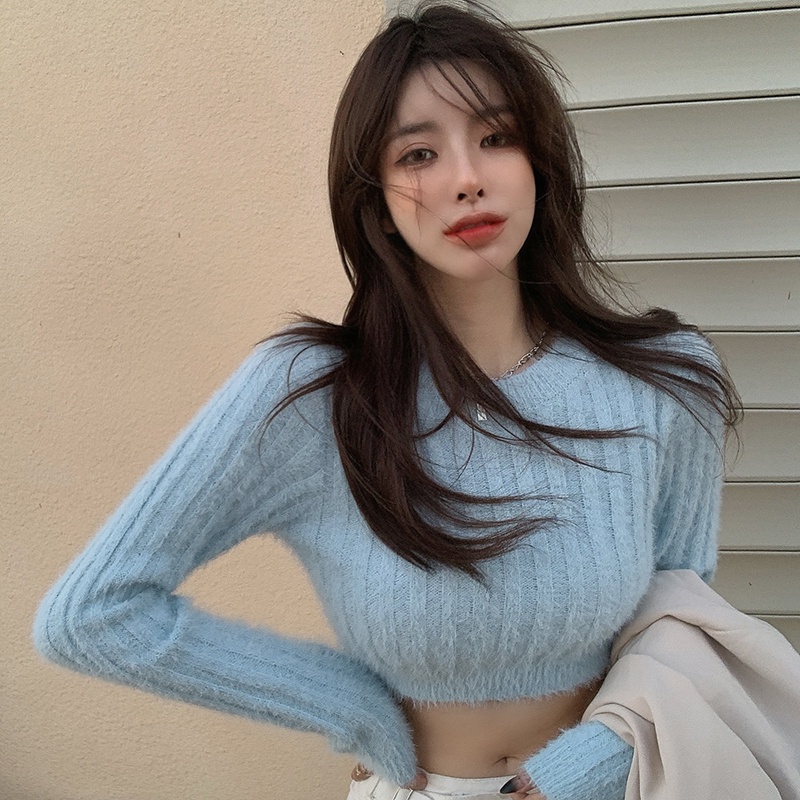 Áo sweater kiểu dáng thời trang mùa thu đông xinh xắn cho nữ