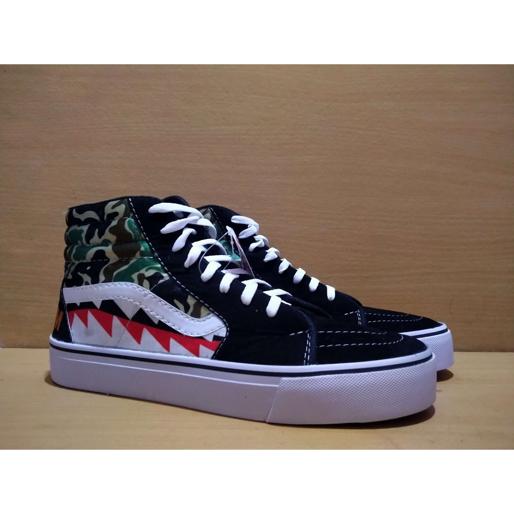 BAPE Giày Thể Thao Vans Sk8 Chính Hãng Cao Cấp Cho Nam