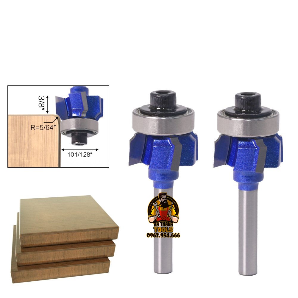 Mũi Gọt Cạnh Chỉ 4 Cánh - Cốt 6.35mm