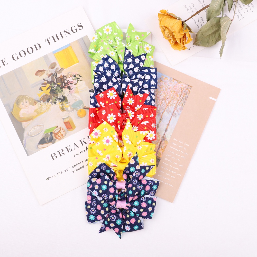 Set 10 kẹp tóc KIDSBOWS hình hoa thời trang cho nữ