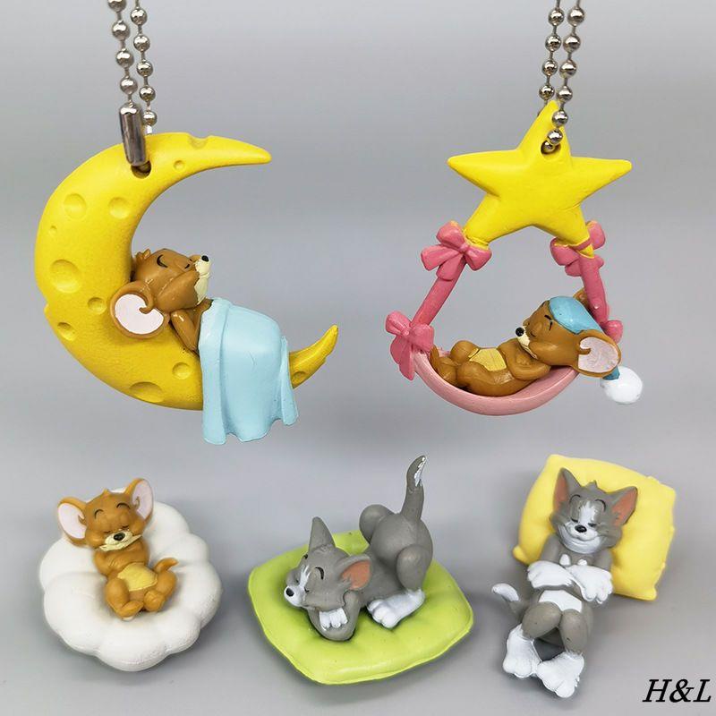 Mô Hình Mèo Và Chuột Dễ Thương Trang Trí Xe Hơi