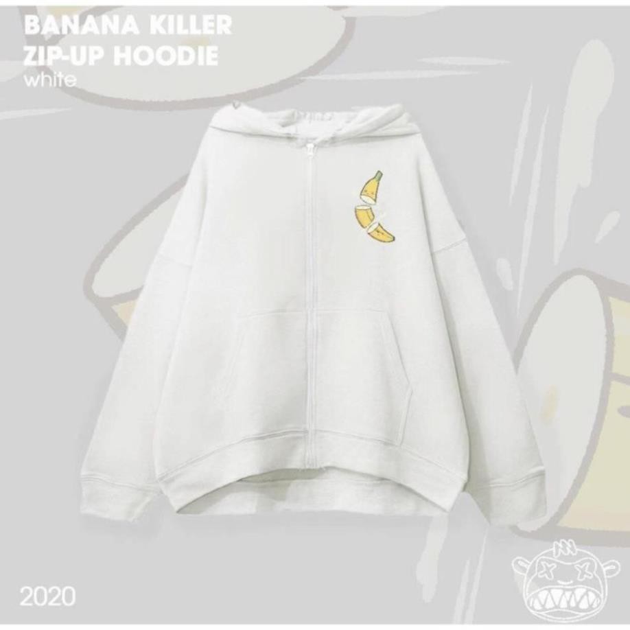 Áo KHOÁC Hoodie TRÁI CHUỐI BANANA Unisex