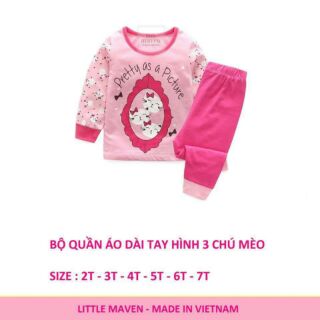 Combo 2 bộ little bé gái 300K