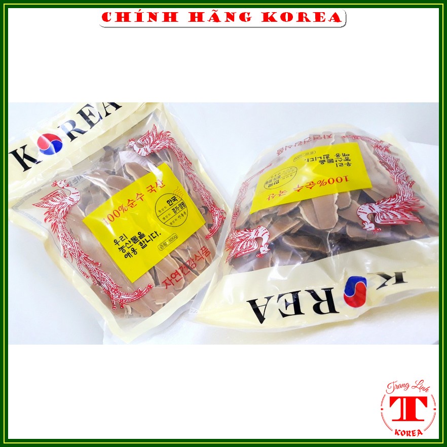 [Giá Sỉ] Nấm linh chi thái lát hàn quốc, túi 1kg - Nấm thái lát chính hãng korea, tranglinh