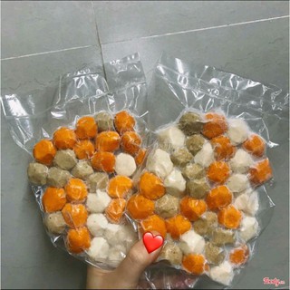 Set 100g viên chiên mix các loại [chỉ giao hoả tốc tại Hà Noiij