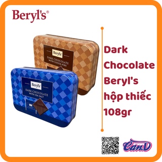 (2 loại) Dark Chocolate Beryl's hộp thiếc 108gr