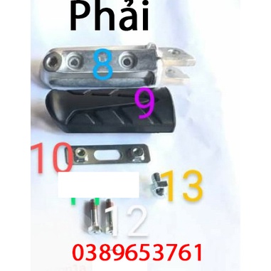 Bộ gác chân trước winner X/Winner V3 kèm pass