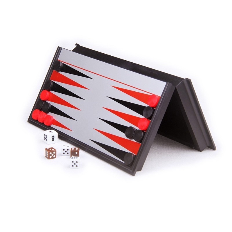 bộ cờ giải trí siêu hot Backgammon nam châm cao cấp - mã mb3820 (kích thước 26.26.2,2cm)