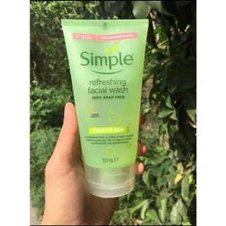 sữa rửa mặt simple