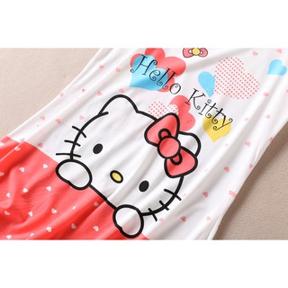Đầm hello kitty  size lớn 67kg