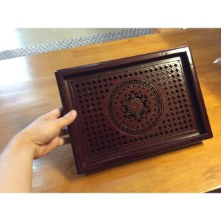 Khay trà giả gỗ
