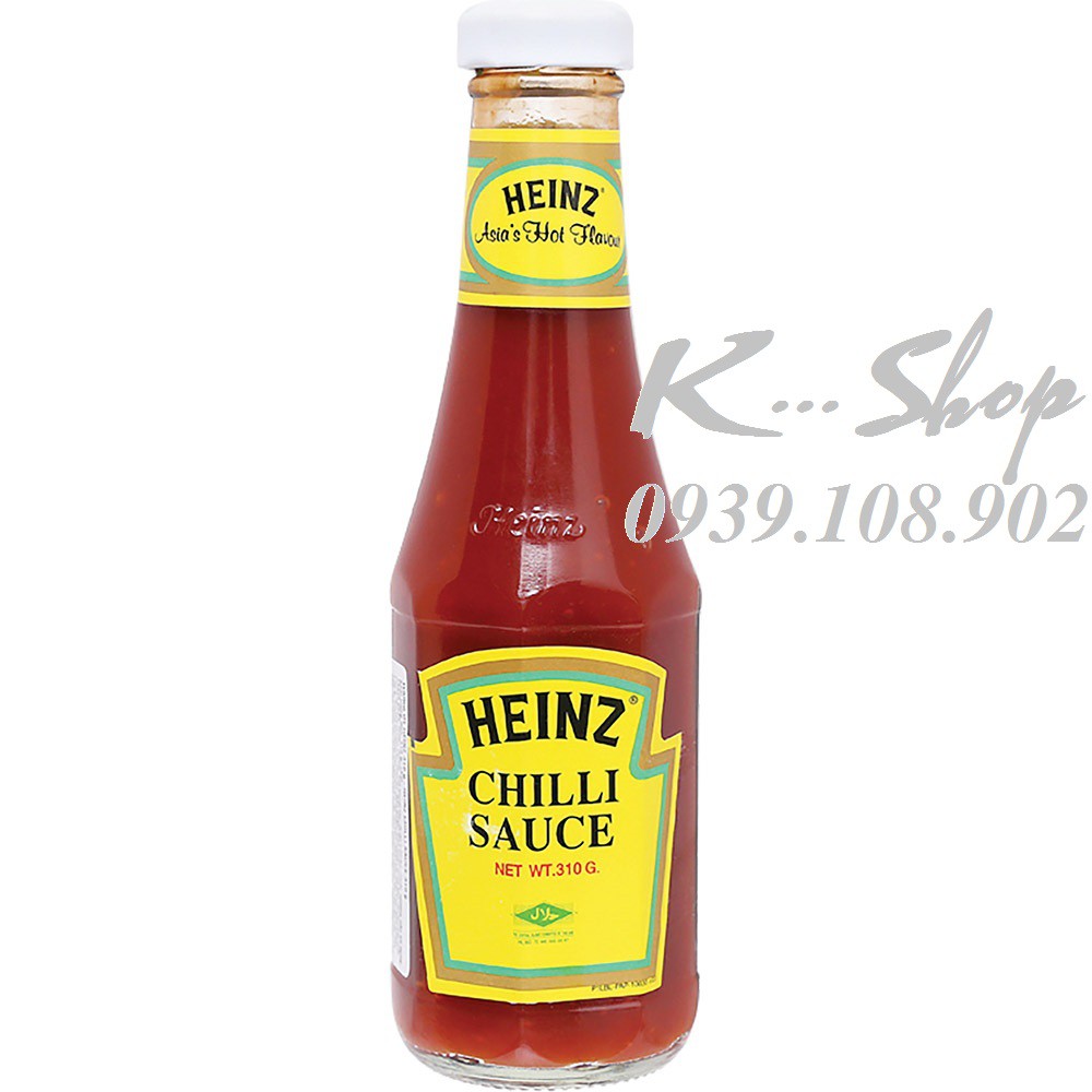 Tương Ớt Heinz 300gram (Nhãn Trắng) (Chilli Sauce) cay nhẹ