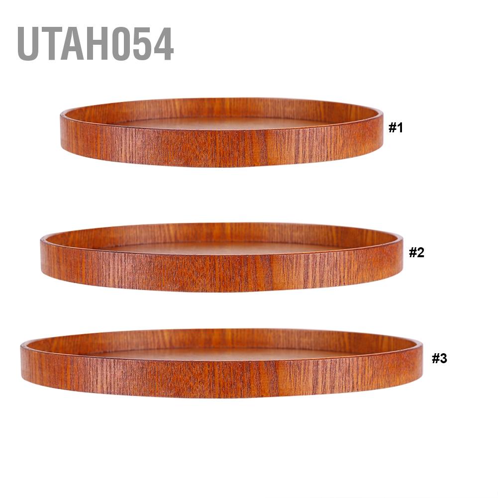 Khay Gỗ Tròn đựng hoa quả / Thức Ăn / Nước Uống Tiện Dụng decor quán cafe, decor chụp ảnh