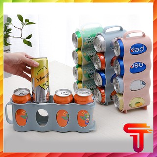 Khay đựng lon nước ngọt 4 ngăn bảo quản trong tủ lạnh tiện dụng