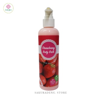 Sữa tắm kích trắng da toàn thân dâu tây thái lan 250ml