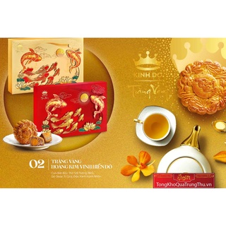 Bánh Trung Thu Kinh Đô Trăng Vàng Hoàng Kim Vinh Hiển (Đỏ) (KD.HKD)_(Tongkho365)