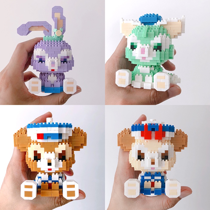 Bộ Đồ Chơi Lắp Ráp Hình Gấu / Dâu Tây Mini Dành Cho Bé