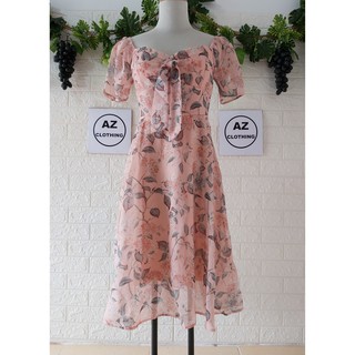 Đầm Voan Hoa 2 Lớp Hàng CAO CẤP size M