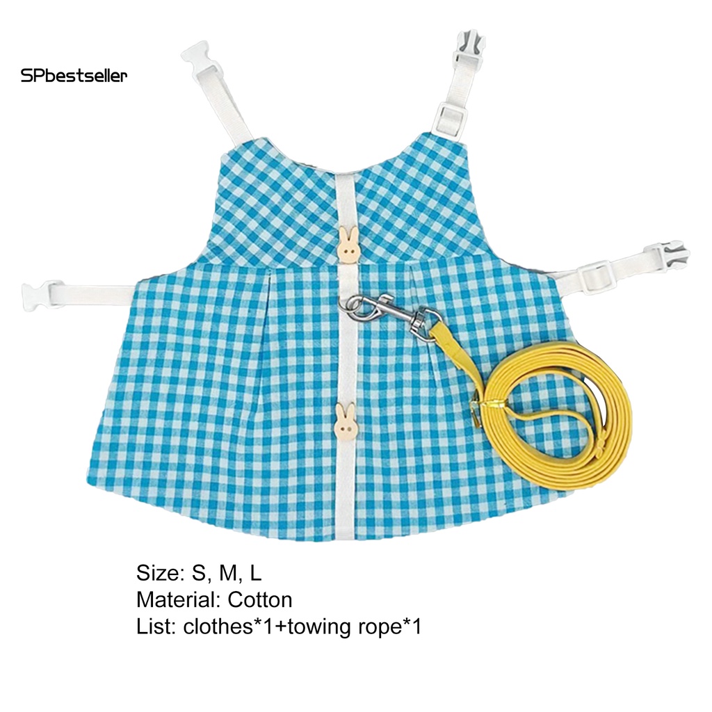 Áo sát nách thoáng khí có thể giặt dành cho thỏ