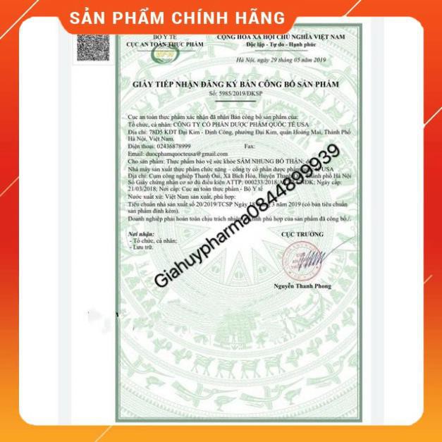 Viên uống sâm nhung bổ thận TW2