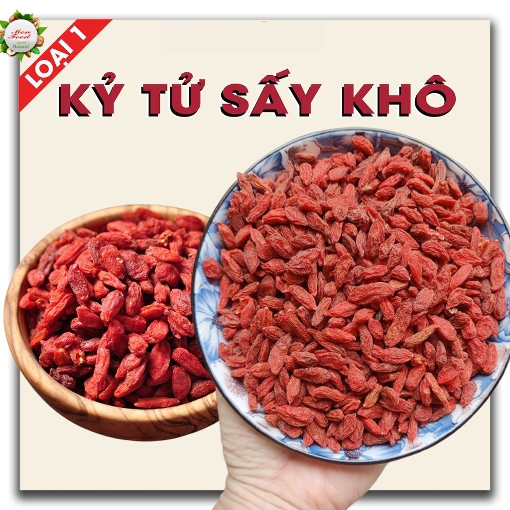 Kỷ Tử Đỏ Sấy Khô Hữu Cơ Loại 1, Câu Kỷ Tử Organic Giúp Đẹp Da, Giảm Cân, An Thần, Bổ Dưỡng, Tofood86