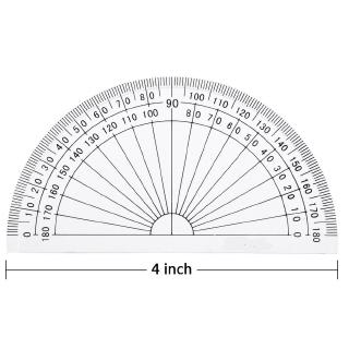 1 Thước Đo Góc 180 Độ
