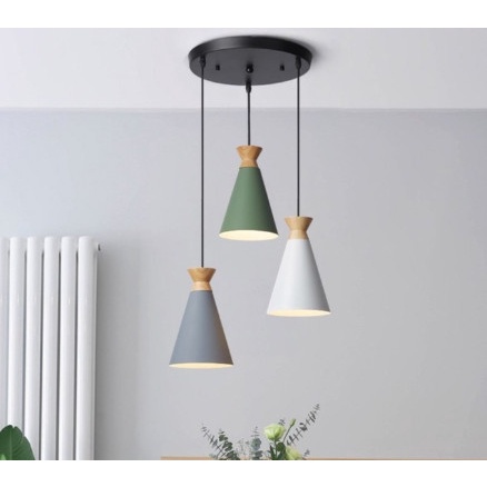 Đèn thả trang trí bàn ăn, phòng khách RENSAI cao cấp kèm bóng LED chuyên dụng