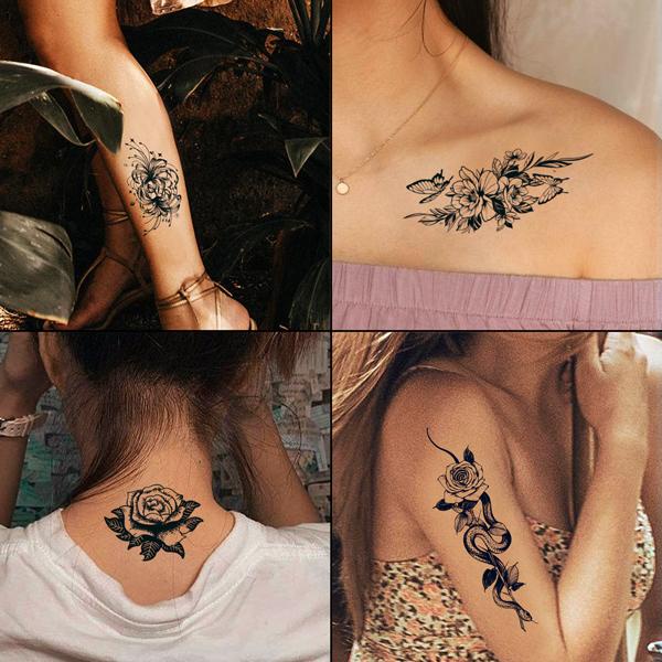 【SIYA Magic Tattoo】Hình Xăm Dán Tạm Thời 10-15 Ngày Chống Nước 15CM*11CM